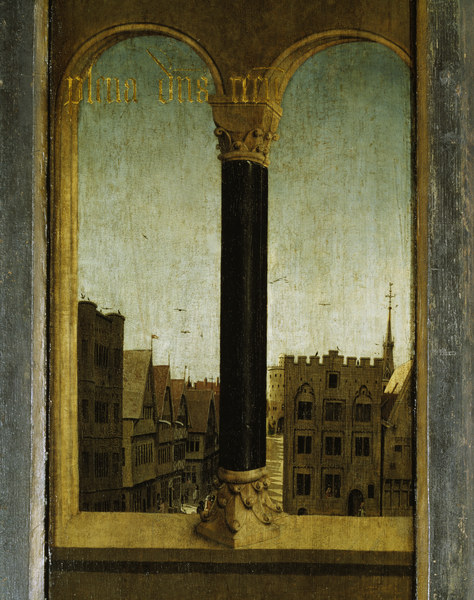 Ghent Altar, town de Jan van Eyck