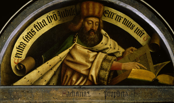 Prophet Zechariah, Jan v.Eyck,Ghent Altar de Jan van Eyck