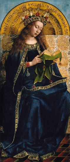 María en altar