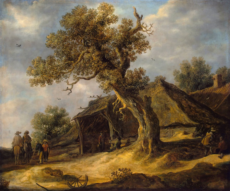 Landscape with an Oak de Jan van Goyen