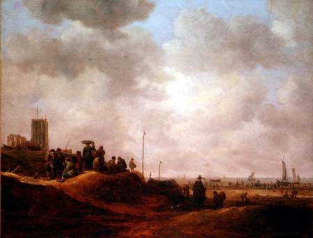 View of the Coast of Egmond Aan See de Jan van Goyen
