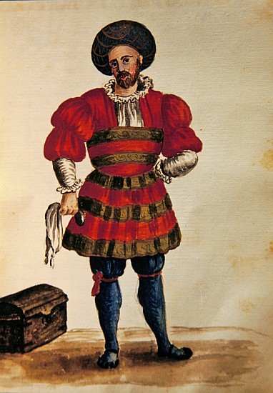 A Venetian Traveller de Jan van Grevenbroeck