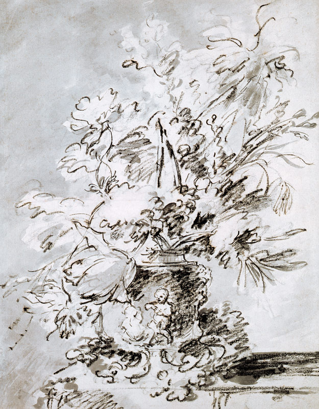 Flowers in an Urn de Jan van Huysum