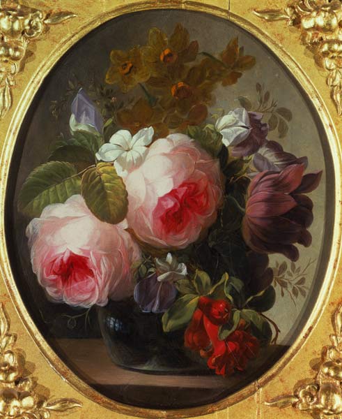 Roses and Other Flowers in a Vase de Jan van Os