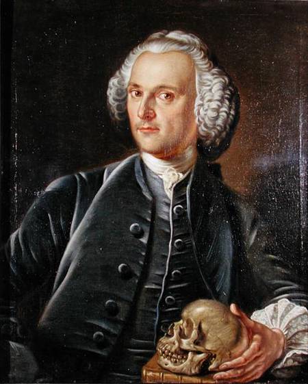 Portrait of Dr William Barrett de Jan van Rymsdyk