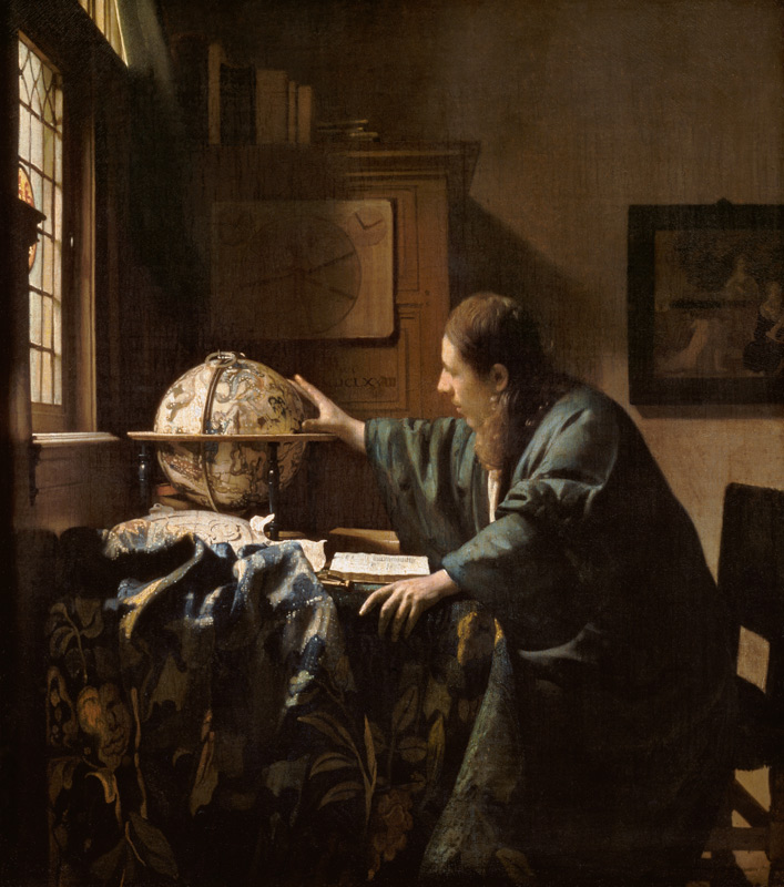 El Astrónomo de Johannes Vermeer
