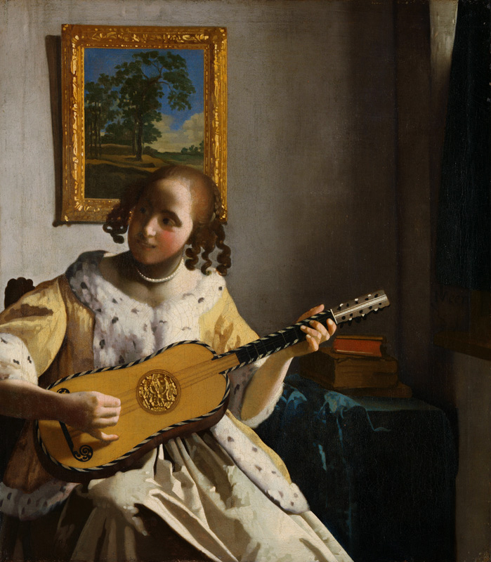 The Guitar Player de Johannes Vermeer