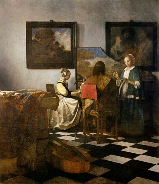 The concert de Johannes Vermeer