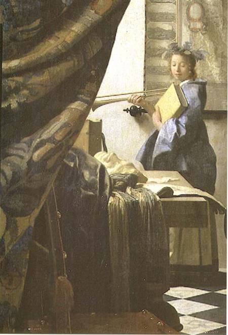 The Painter in his Studio de Johannes Vermeer