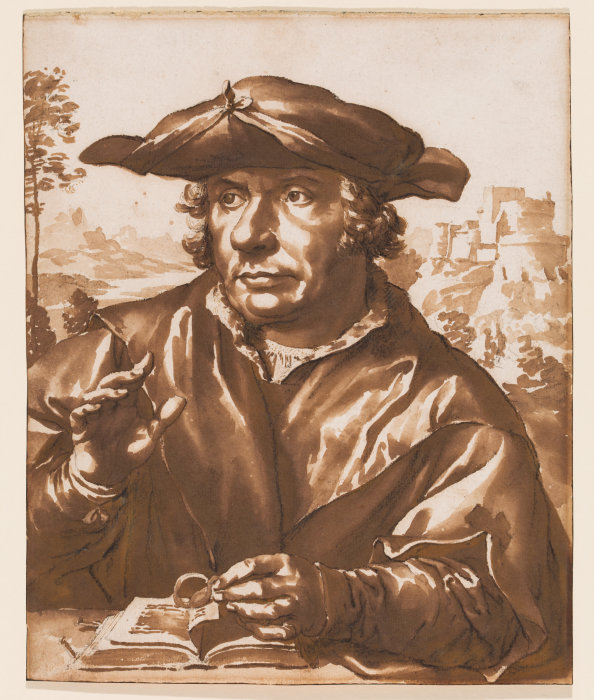Portrait of a scholar de Jan de Bisschop