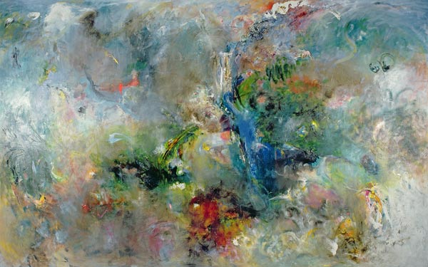 Valley of the Waterfalls, 1994 (oil on canvas)  de Jane  Deakin