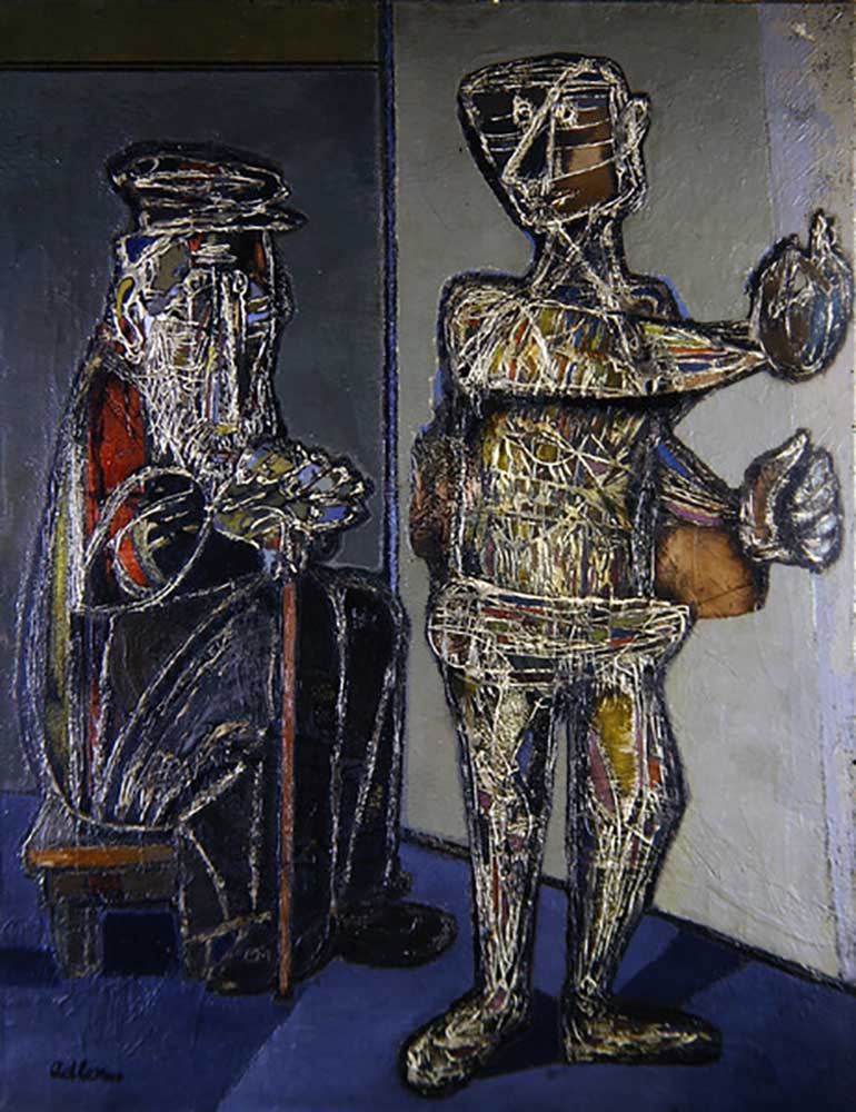 Two Figures, 1944 de Jankel Adler
