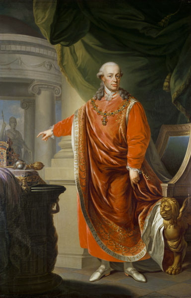 Emperor Leopold II. of Austria in the Toisson rega de János Donath