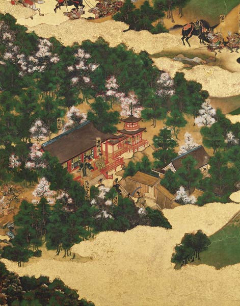 Heiji Uprising of 1159, Momoyama Period (1568-1615) (ink on paper) de Japanese School