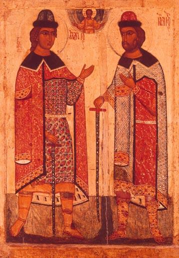 Die Heiligen Boris und Gleb de Jaroslawl