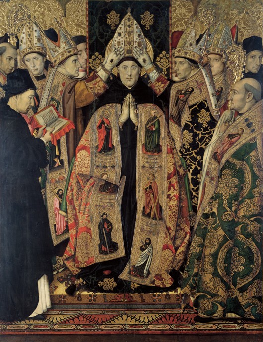 The Consecration of Saint Augustine de Jaume Huguet