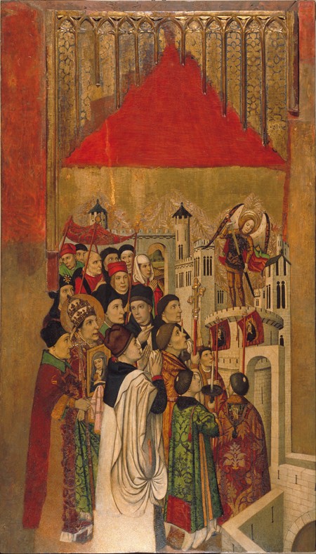 Apparition of Saint Michael at the Castle of Sant'Angelo de Jaume Huguet
