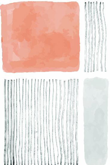 Watercolor Lines Series #2