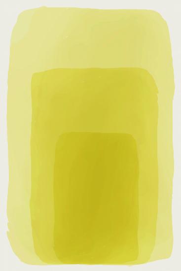 Yellow Watercolor Shapes #1