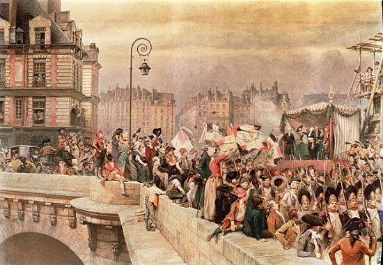 The Departure of the Volunteers 1792 (w/c on paper 1907) de Jean-Baptiste Edouard Detaille