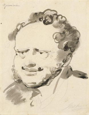 Portrait of Gueminee (ink on paper) de Jean-Baptiste Isabey