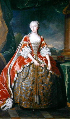 Princess Augusta (oil on canvas) de Jean-Baptiste van Loo
