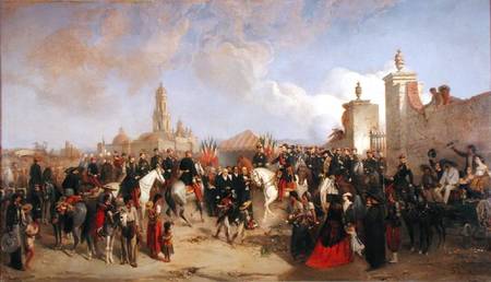 Entrance of the French Expeditionary Corps into Mexico City, 10th June 1863 de Jean Adolphe Beauce