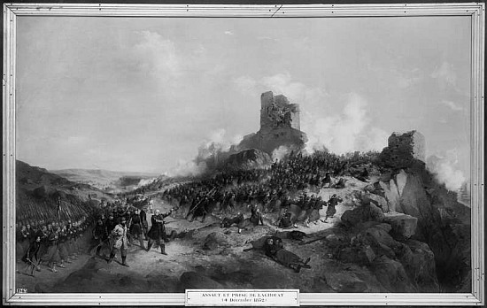 Taking of Laghouat General Pelissier (1794-1864) on the 4th December 1852 de Jean Adolphe Beauce