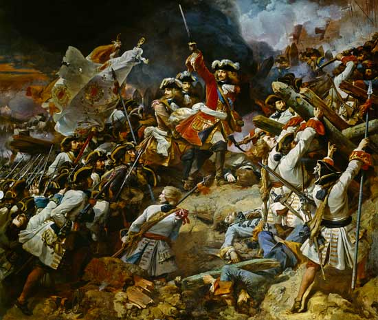 Battle of Denain, 24th July 1712 de Jean Alaux