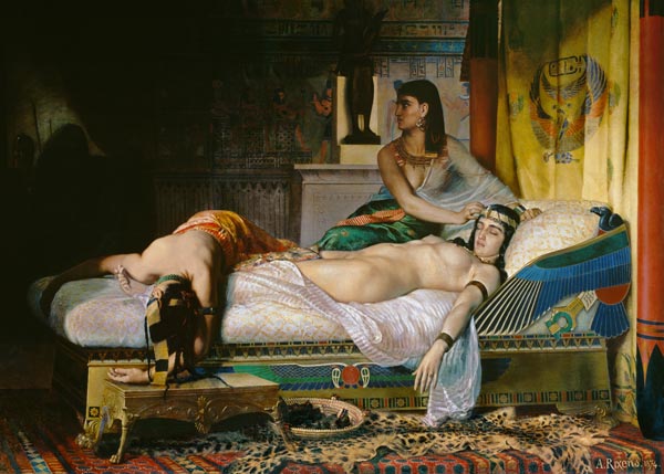 Death of Cleopatra de Jean-Andre Rixens