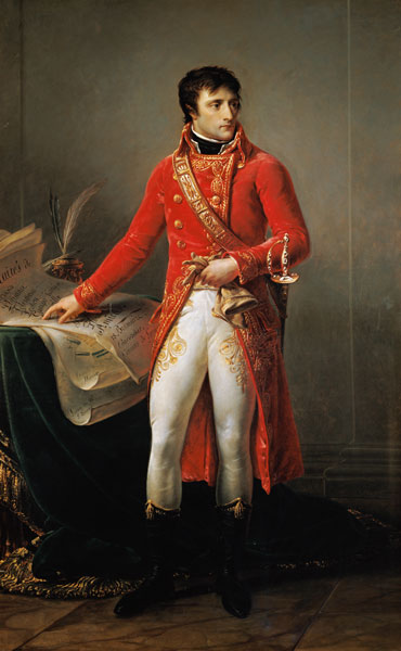Napoleon Bonaparte / Ptg.by A.J.Gros de Jean-Antoine Gros