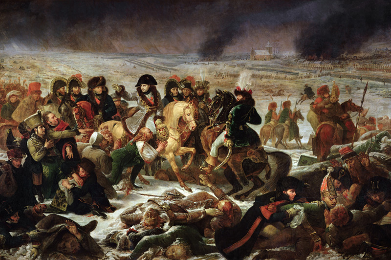 Napoleon on the battlefield of Prussian Eylau de Jean-Antoine Gros