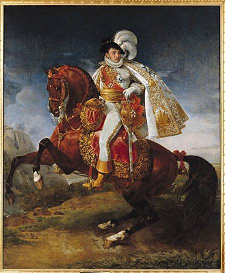 Equestrian Portrait of Jerome Bonaparte (1784-1860) de Jean-Antoine Gros