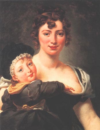 Françoise Simonnier with child de Jean-Antoine Gros