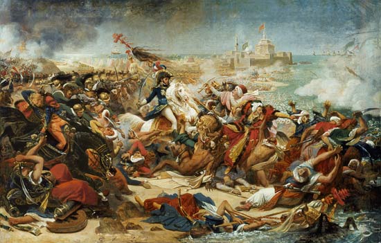 The battle of Abukir de Jean-Antoine Gros