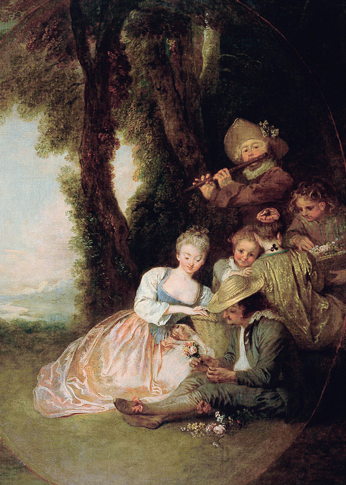 The Declaration Of Love de Jean Antoine Watteau