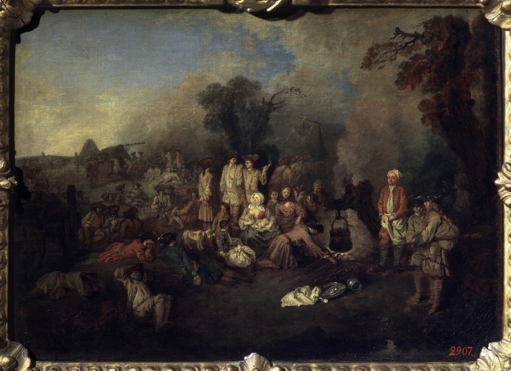Bivouac de Jean Antoine Watteau