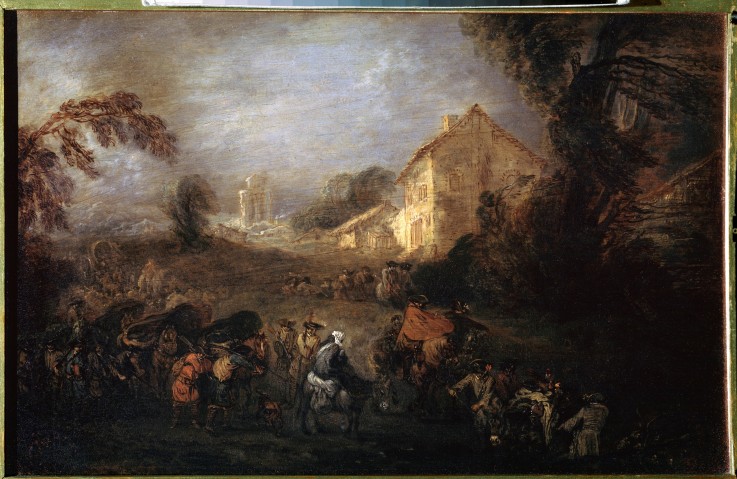 The Burdens of War de Jean Antoine Watteau
