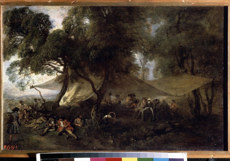 Respite From War de Jean Antoine Watteau
