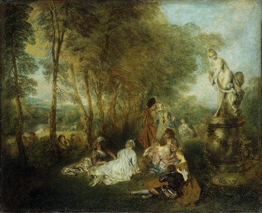 Das Liebesfest de Jean-Antoine Watteau