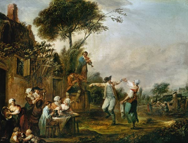 Wedding in the country de Jean-Antoine Watteau
