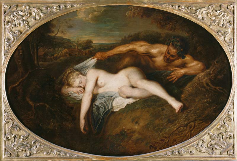 Jupiter and Antiope de Jean-Antoine Watteau