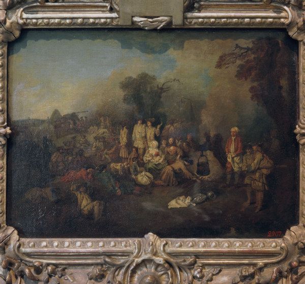 A.Watteau, Biwak de Jean-Antoine Watteau