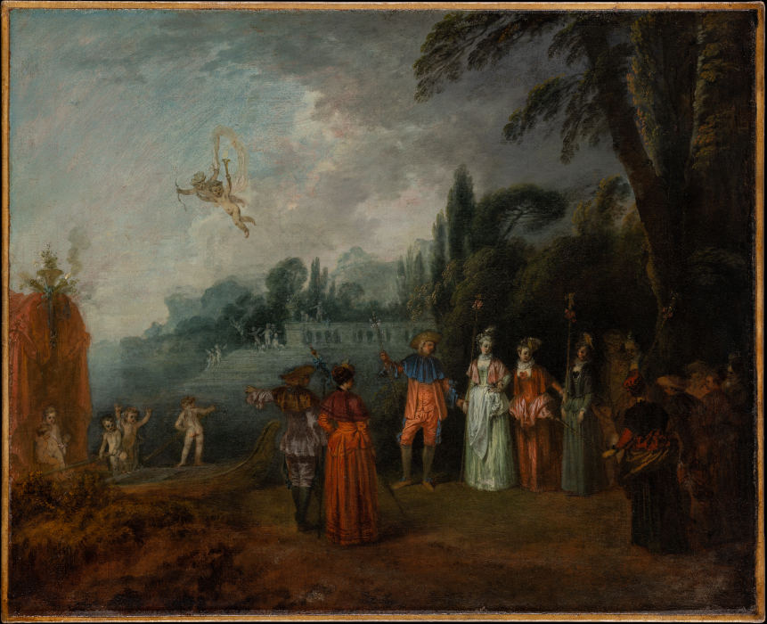 The Embarkation for Cythera de Jean-Antoine Watteau