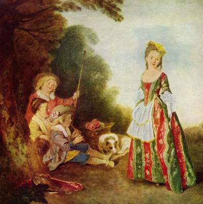 The dance de Jean-Antoine Watteau