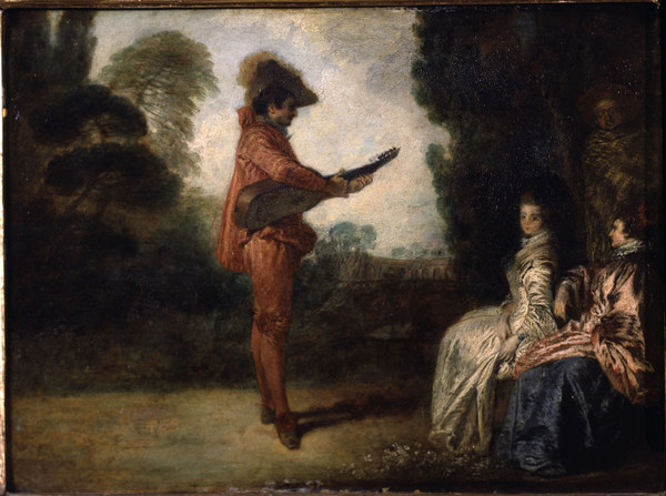 Watteau / L Enchanteur / c.1713/14 de Jean-Antoine Watteau