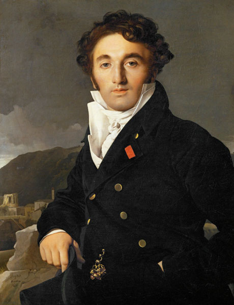 Portrait of Charles Cordier (1777-1870) de Dominique Ingres