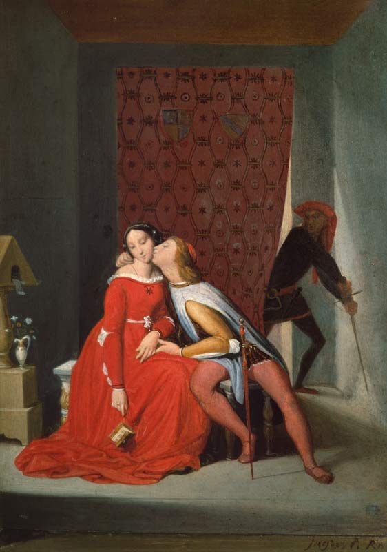 Paolo and Francesca de Dominique Ingres