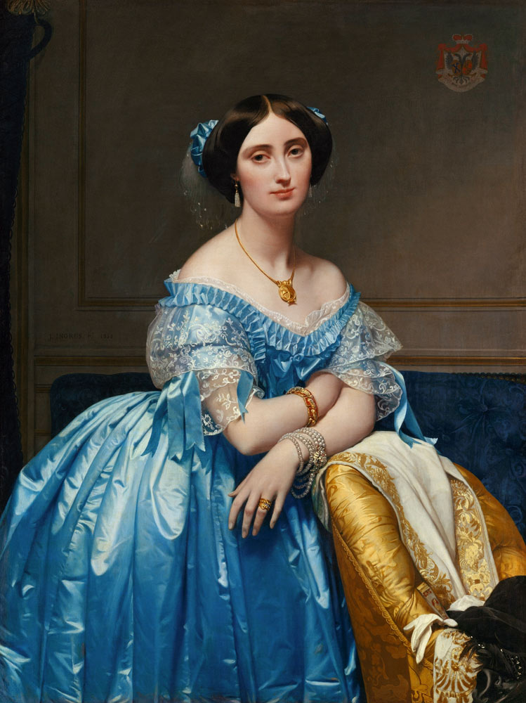 Portrait of the Princesse de Broglie de Dominique Ingres