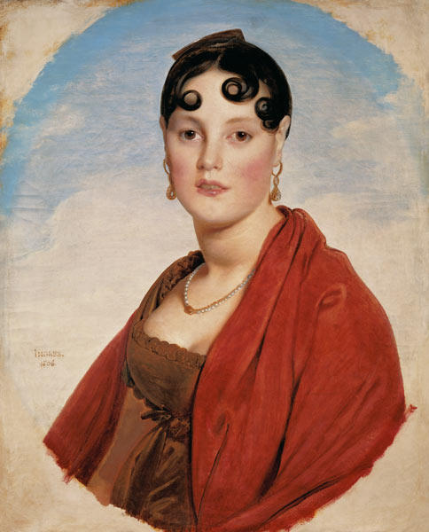 Retrato de Madame Aymon de Dominique Ingres